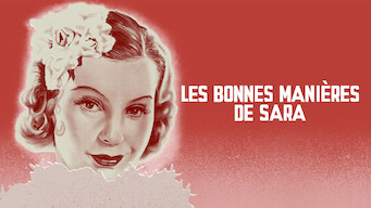 Les Bonnes Manières de Sara (1937)